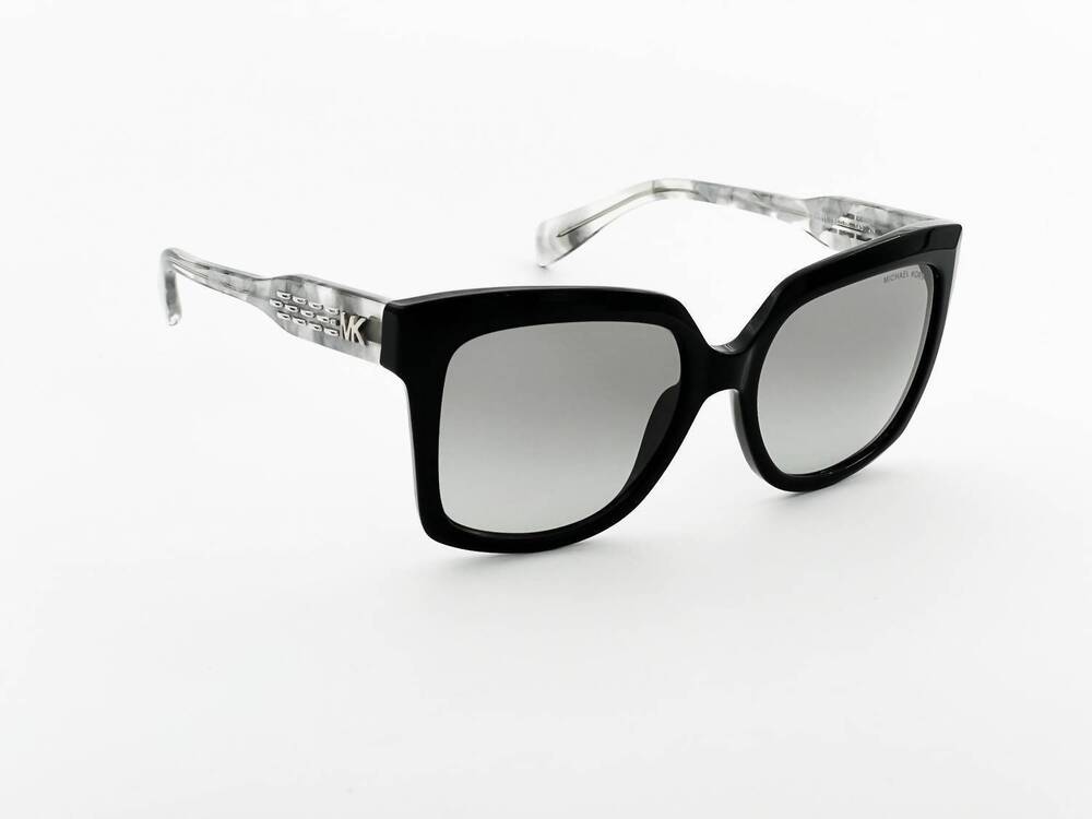 NEW MICHAEL KORS women's square style sunglasses in black/grey